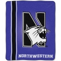 Northwestern Wildcats College "Jersey" 50" x 60" Raschel Throw