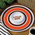 Cleveland Browns NFL 14" Round Melamine Chip and Dip Bowl