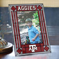 Texas A&M Aggies NCAA College 9" x 6.5" Vertical Art-Glass Frame