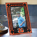 Cincinnati Bengals NFL 9" x 6.5" Vertical Art-Glass Frame