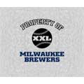 Milwaukee Brewers 58" x 48" "Property Of" Blanket / Throw