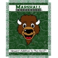 Marshall Thundering Herd NCAA College Baby 36" x 46" Triple Woven Jacquard Throw
