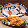 Virginia Cavaliers Cavs NCAA College 12" Ceramic Oval Platter