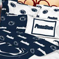 Penn State Nittany Lions 100% Cotton Sateen Standard Pillowcase - White