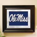Mississippi Ole Miss Rebels NCAA College Laser Cut Framed Logo Wall Art