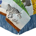 African Savannah by Eric Carle TWIN Bed Skirt