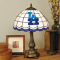 Los Angeles Dodgers MLB Stained Glass Tiffany Table Lamp