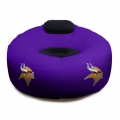 Minnesota Vikings NFL Vinyl Inflatable Chair w/ faux suede cushions