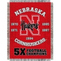 Nebraska Cornhuskers NCAA College "Commemorative" 48"x 60" Tapestry Throw