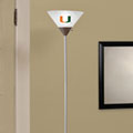 Miami Hurricanes UM NCAA College Torchiere Floor Lamp