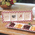 Alabama Crimson Tide NCAA College Gameday Ceramic Relish Tray