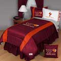 Virginia Tech Hokies Side Lines Comforter / Sheet Set