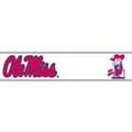 University of Mississippi Ole Miss Rebels Wall Border