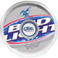 Bud Light Anheuser-Busch 14" Round Melamine Chip and Dip Bowl