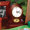 Washington Redskins NFL Brown Desk Clock