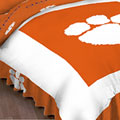 Clemson Tigers Queen Bed Skirt