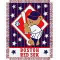 Boston Red Sox MLB Baby 36"x 46" Triple Woven Jacquard Throw
