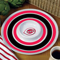 Cincinnati Reds MLB 14" Round Melamine Chip and Dip Bowl