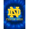 Notre Dame Fighting Irish College "Tie Dye" 60" x 80" Super Plush Throw