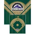 Colorado Rockies 60" x 50" Diamond Fleece Blanket / Throw