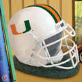 Miami Hurricanes UM NCAA College Helmet Bank