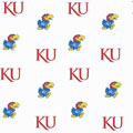 Kansas Jayhawks Crib Bumpers - White