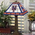 New York Mets MLB Stained Glass Mission Style Table Lamp
