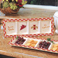 Iowa State Cyclones NCAA College Gameday Ceramic Relish Tray