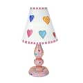 Watercolor Hearts Lamp