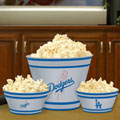 Los Angeles Dodgers MLB Melamine 3 Bowl Serving Set