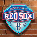 Boston Red Sox MLB Neon Shield Wall Lamp