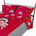 Ohio State Buckeyes 100% Cotton Sateen Standard Pillow Sham - Red