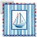 Seaside I - Contemporary mount print with beveled edge