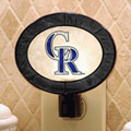 Colorado Rockies MLB Art Glass Nightlight