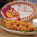 Arizona State Sun Devils NCAA College 12" Gameday Ceramic Oval Platter