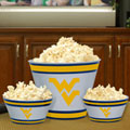 West Virginia Mountaineers NCAA College Melamine 3 Bowl Serving Set