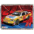 Jeff Gordon #24 Pepsi Retro NASCAR "Flash" 48" x 60" Metallic Tapestry Throw