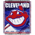 Cleveland Indians MLB 48"x 60" Triple Woven Jacquard Throw