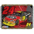 Jeff Gordon #24 NASCAR "Flash" 48" x 60" Metallic Tapestry Throw