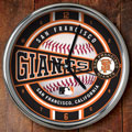 San Francisco Giants MLB 12" Chrome Wall Clock