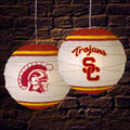 University of Southern California USC Trojans NCAA College 18" Rice Paper Lamp