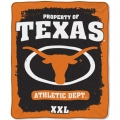 Texas Longhorns College "Property of" 50" x 60" Micro Raschel Throw