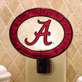 Alabama Crimson Tide NCAA College Art Glass Nightlight