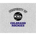 Colorado Rockies 58" x 48" "Property Of" Blanket / Throw
