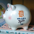 Detroit Tigers MLB Ceramic Piggy Bank