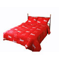 Nebraska Huskers 100% Cotton Sateen Full Comforter Set