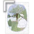 Isabella's Garden - Contemporary mount print with beveled edge