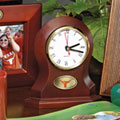 Texas Longhorns NCAA College Brown Desk Clock