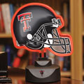 Texas Tech Red Raiders NCAA College Neon Helmet Table Lamp