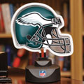 Philadelphia Eagles NFL Neon Helmet Table Lamp